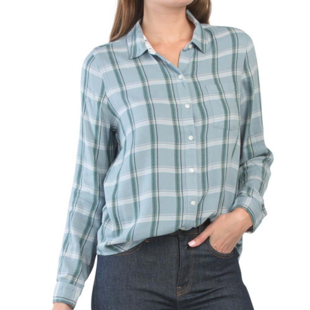Lucky Brand Classic Plaid Flannel Shirt – Size M – New With Tags